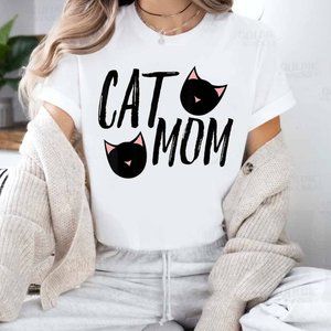 Cat Mom Mother's Day Gift T-Shirt, Happy Mother's Day To The Best Cat Mom